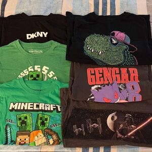 DKNY Black Kids T-Shirt with Bold Logo